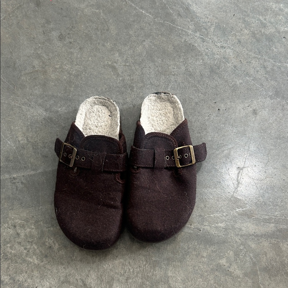 Cozy Brown woman’s Shoes with Buckle